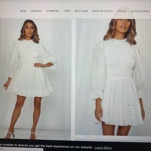 Brand New White Dress - Hello Molly Size S